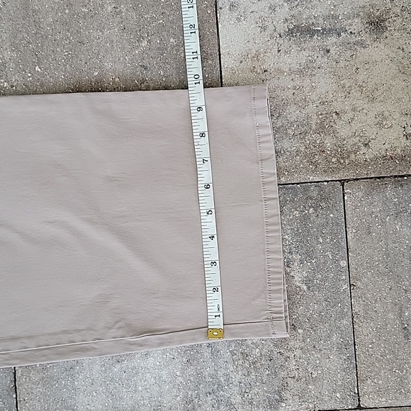 Talbots Signature Slim Wide-Leg Khaki Cropped Pants Sz 14 - Picture 10 of 10